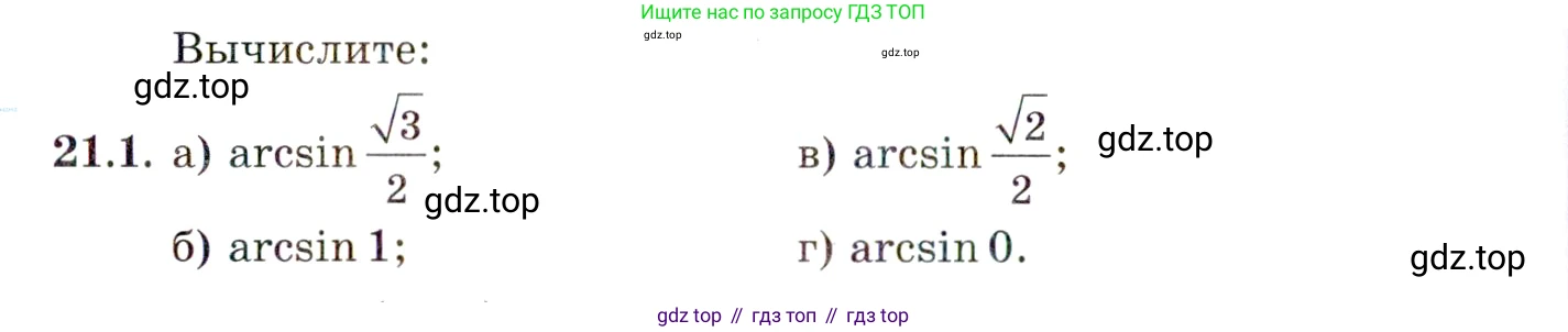 ГДЗ Алгебра, 10 класс Учебник, авторы: Мордкович Александр Григорьевич, Семенов Павел Владимирович, Денищева Лариса Олеговна, Звавич Леонид Исаакович, Корешкова Т А, Мишустина Татьяна Николаевна, Рязановский А Р, издательство Мнемозина, Москва, 2019, Часть 2, страница 126, номер 21.1, Условие
