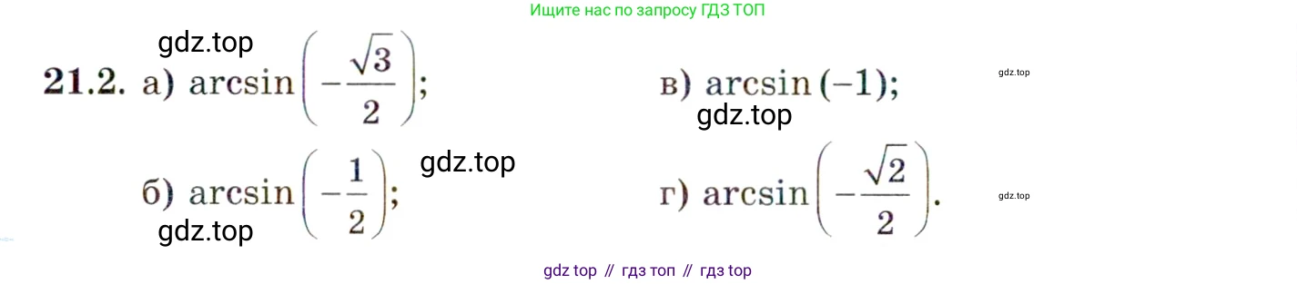 ГДЗ Алгебра, 10 класс Учебник, авторы: Мордкович Александр Григорьевич, Семенов Павел Владимирович, Денищева Лариса Олеговна, Звавич Леонид Исаакович, Корешкова Т А, Мишустина Татьяна Николаевна, Рязановский А Р, издательство Мнемозина, Москва, 2019, Часть 2, страница 126, номер 21.2, Условие