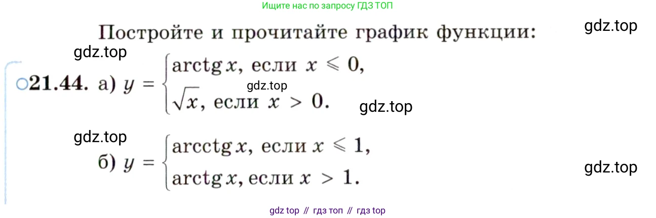 ГДЗ Алгебра, 10 класс Учебник, авторы: Мордкович Александр Григорьевич, Семенов Павел Владимирович, Денищева Лариса Олеговна, Звавич Леонид Исаакович, Корешкова Т А, Мишустина Татьяна Николаевна, Рязановский А Р, издательство Мнемозина, Москва, 2019, Часть 2, страница 133, номер 21.44, Условие