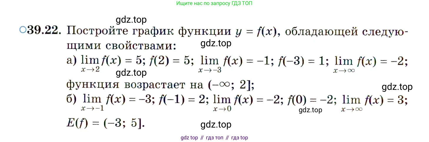 ГДЗ Алгебра, 10 класс Учебник, авторы: Мордкович Александр Григорьевич, Семенов Павел Владимирович, Денищева Лариса Олеговна, Звавич Леонид Исаакович, Корешкова Т А, Мишустина Татьяна Николаевна, Рязановский А Р, издательство Мнемозина, Москва, 2019, Часть 2, страница 230, номер 39.22, Условие