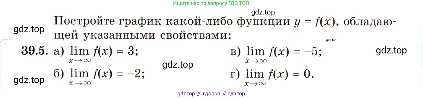 ГДЗ Алгебра, 10 класс Учебник, авторы: Мордкович Александр Григорьевич, Семенов Павел Владимирович, Денищева Лариса Олеговна, Звавич Леонид Исаакович, Корешкова Т А, Мишустина Татьяна Николаевна, Рязановский А Р, издательство Мнемозина, Москва, 2019, Часть 2, страница 226, номер 39.5, Условие