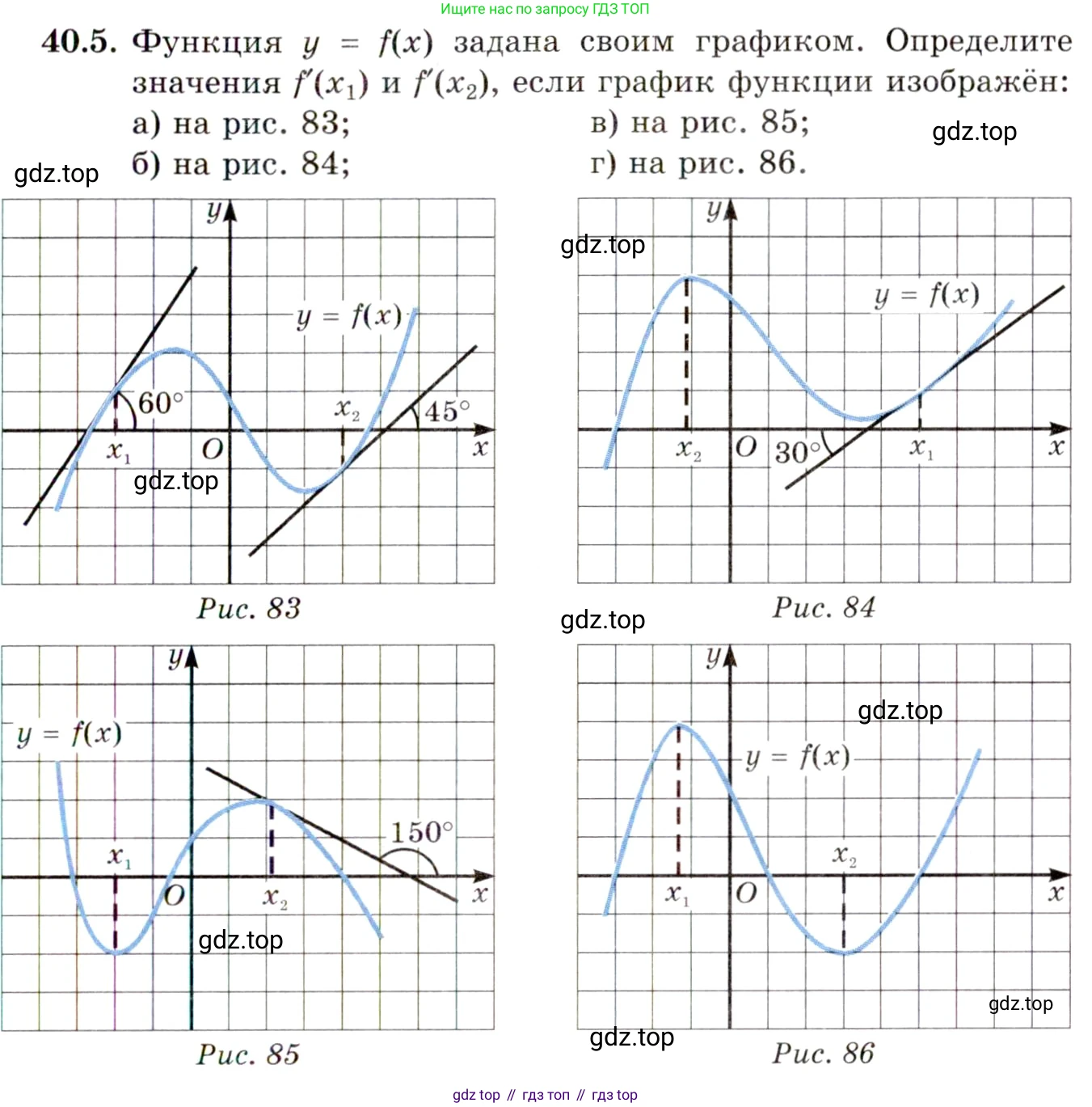 ГДЗ Алгебра, 10 класс Учебник, авторы: Мордкович Александр Григорьевич, Семенов Павел Владимирович, Денищева Лариса Олеговна, Звавич Леонид Исаакович, Корешкова Т А, Мишустина Татьяна Николаевна, Рязановский А Р, издательство Мнемозина, Москва, 2019, Часть 2, страница 235, номер 40.5, Условие