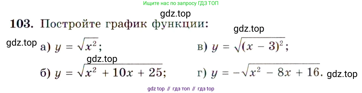 ГДЗ Алгебра, 10 класс Учебник, авторы: Мордкович Александр Григорьевич, Семенов Павел Владимирович, Денищева Лариса Олеговна, Звавич Леонид Исаакович, Корешкова Т А, Мишустина Татьяна Николаевна, Рязановский А Р, издательство Мнемозина, Москва, 2019, Часть 2, страница 17, номер 103, Условие