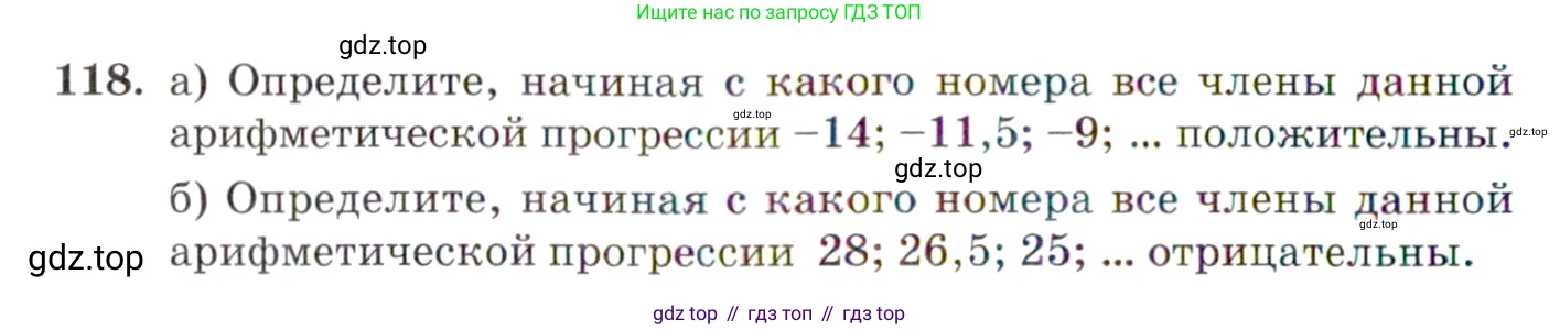 ГДЗ Алгебра, 10 класс Учебник, авторы: Мордкович Александр Григорьевич, Семенов Павел Владимирович, Денищева Лариса Олеговна, Звавич Леонид Исаакович, Корешкова Т А, Мишустина Татьяна Николаевна, Рязановский А Р, издательство Мнемозина, Москва, 2019, Часть 2, страница 20, номер 118, Условие