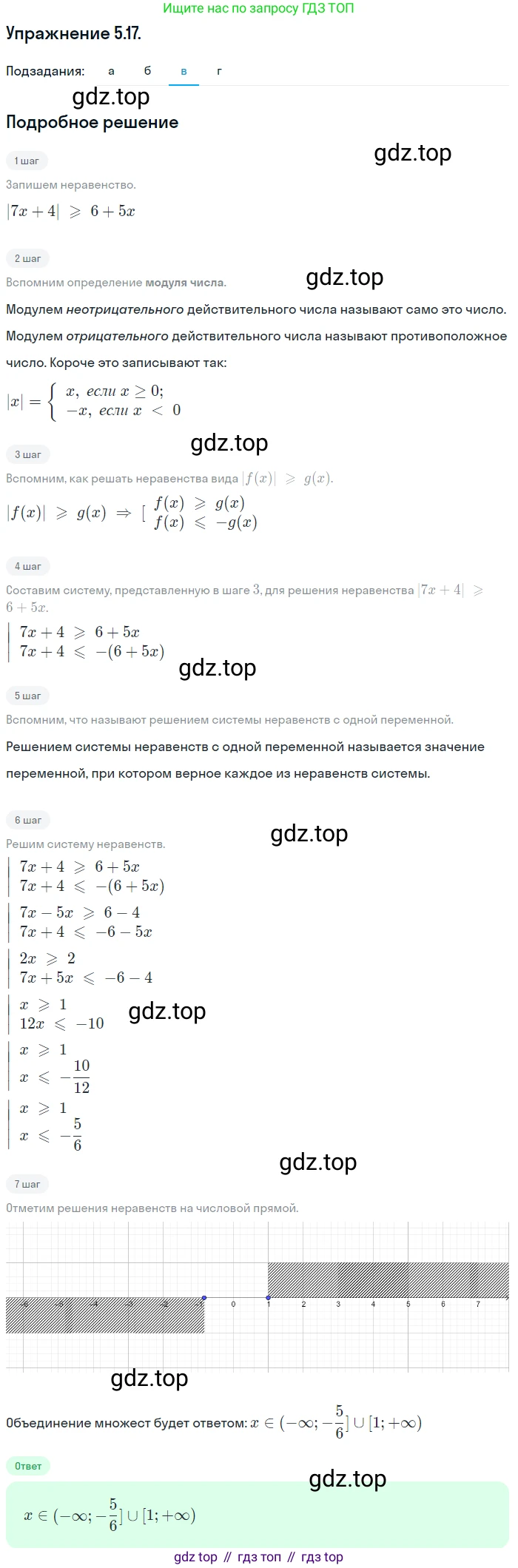 ГДЗ Алгебра, 10 класс Учебник, авторы: Мордкович Александр Григорьевич, Семенов Павел Владимирович, Денищева Лариса Олеговна, Звавич Леонид Исаакович, Корешкова Т А, Мишустина Татьяна Николаевна, Рязановский А Р, издательство Мнемозина, Москва, 2019, Часть 2, страница 37, номер 5.17, Решение 1 (продолжение 3)