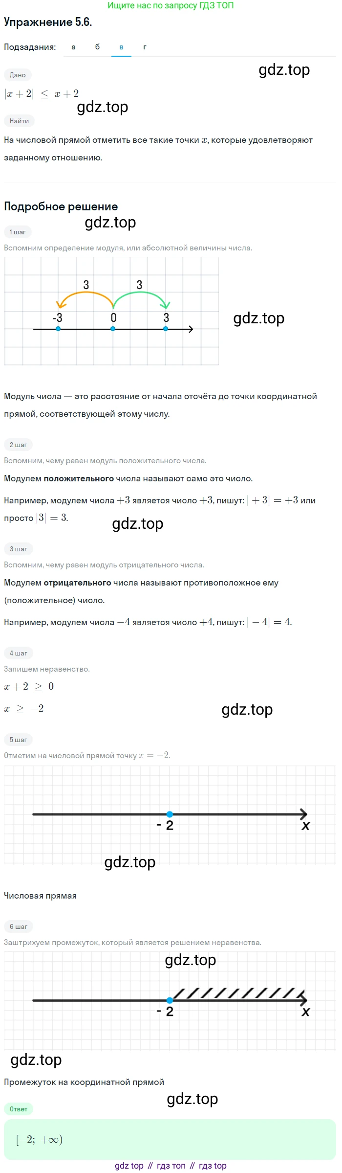ГДЗ Алгебра, 10 класс Учебник, авторы: Мордкович Александр Григорьевич, Семенов Павел Владимирович, Денищева Лариса Олеговна, Звавич Леонид Исаакович, Корешкова Т А, Мишустина Татьяна Николаевна, Рязановский А Р, издательство Мнемозина, Москва, 2019, Часть 2, страница 36, номер 5.6, Решение 1 (продолжение 3)