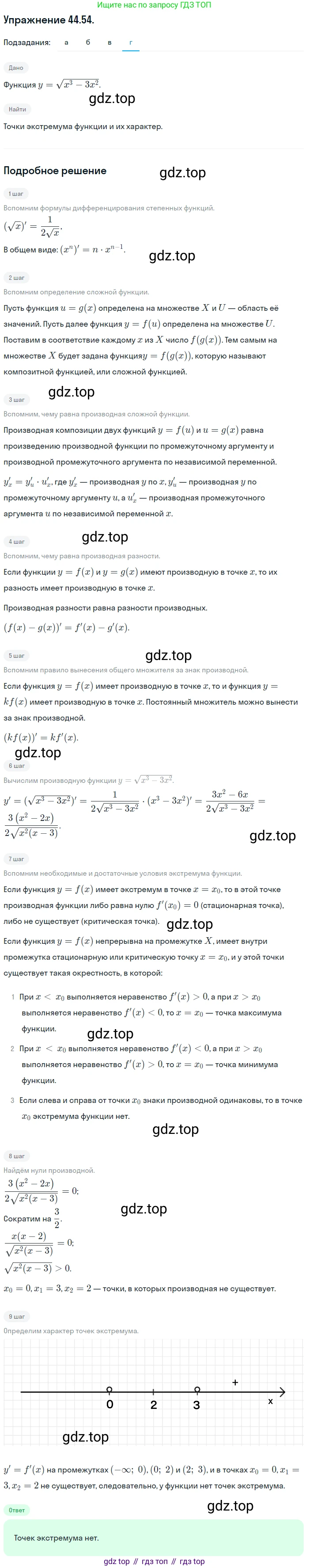 ГДЗ Алгебра, 10 класс Учебник, авторы: Мордкович Александр Григорьевич, Семенов Павел Владимирович, Денищева Лариса Олеговна, Звавич Леонид Исаакович, Корешкова Т А, Мишустина Татьяна Николаевна, Рязановский А Р, издательство Мнемозина, Москва, 2019, Часть 2, страница 275, номер 44.54, Решение 1 (продолжение 4)