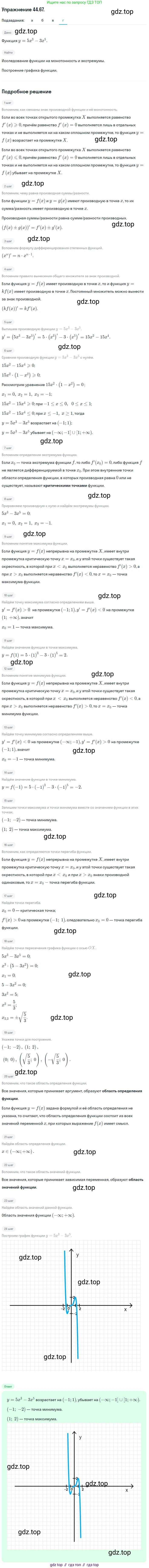 ГДЗ Алгебра, 10 класс Учебник, авторы: Мордкович Александр Григорьевич, Семенов Павел Владимирович, Денищева Лариса Олеговна, Звавич Леонид Исаакович, Корешкова Т А, Мишустина Татьяна Николаевна, Рязановский А Р, издательство Мнемозина, Москва, 2019, Часть 2, страница 276, номер 44.67, Решение 1 (продолжение 4)