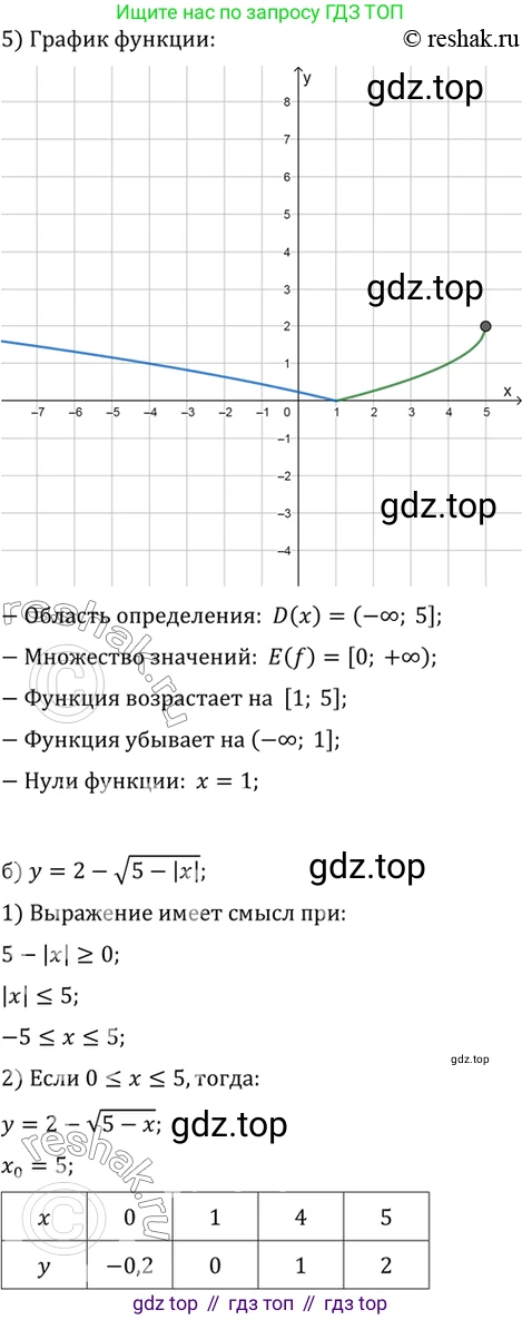 ГДЗ Алгебра, 10 класс Учебник, авторы: Мордкович Александр Григорьевич, Семенов Павел Владимирович, Денищева Лариса Олеговна, Звавич Леонид Исаакович, Корешкова Т А, Мишустина Татьяна Николаевна, Рязановский А Р, издательство Мнемозина, Москва, 2019, Часть 2, страница 52, номер 7.59, Решение 2 (продолжение 2)