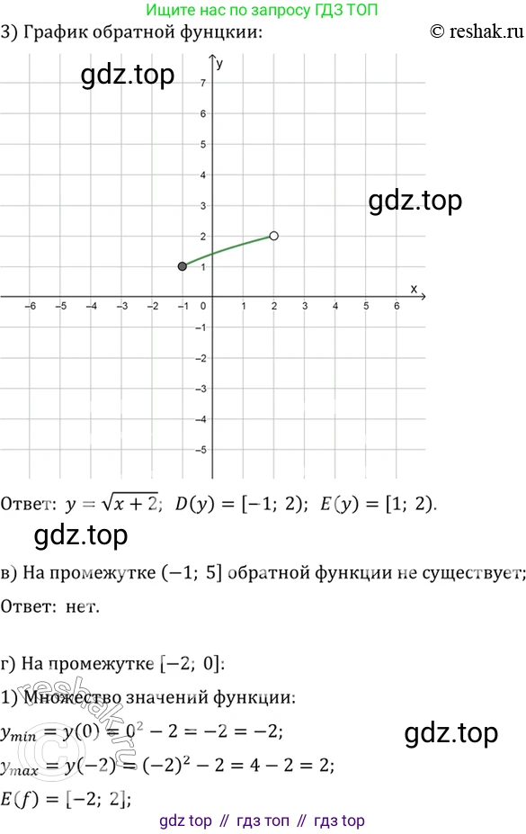 ГДЗ Алгебра, 10 класс Учебник, авторы: Мордкович Александр Григорьевич, Семенов Павел Владимирович, Денищева Лариса Олеговна, Звавич Леонид Исаакович, Корешкова Т А, Мишустина Татьяна Николаевна, Рязановский А Р, издательство Мнемозина, Москва, 2019, Часть 2, страница 77, номер 10.20, Решение 2 (продолжение 2)