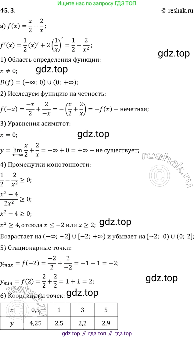 ГДЗ Алгебра, 10 класс Учебник, авторы: Мордкович Александр Григорьевич, Семенов Павел Владимирович, Денищева Лариса Олеговна, Звавич Леонид Исаакович, Корешкова Т А, Мишустина Татьяна Николаевна, Рязановский А Р, издательство Мнемозина, Москва, 2019, Часть 2, страница 278, номер 45.3, Решение 2
