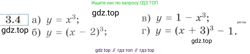 Алгебра, 10-11 класс Задачник, авторы: Мордкович Александр Григорьевич, Семенов Павел Владимирович, Денищева Лариса Олеговна, Корешкова Т А, Мишустина Татьяна Николаевна, Тульчинская Елена Ефимовна, издательство Мнемозина, Москва, 2019, Часть 2, страница 9, номер 3.4, Условие