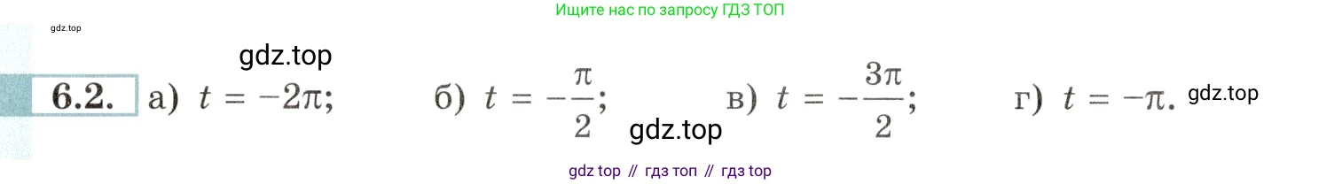 Алгебра, 10-11 класс Задачник, авторы: Мордкович Александр Григорьевич, Семенов Павел Владимирович, Денищева Лариса Олеговна, Корешкова Т А, Мишустина Татьяна Николаевна, Тульчинская Елена Ефимовна, издательство Мнемозина, Москва, 2019, Часть 2, страница 16, номер 6.2, Условие