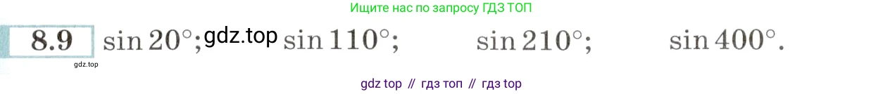 Алгебра, 10-11 класс Задачник, авторы: Мордкович Александр Григорьевич, Семенов Павел Владимирович, Денищева Лариса Олеговна, Корешкова Т А, Мишустина Татьяна Николаевна, Тульчинская Елена Ефимовна, издательство Мнемозина, Москва, 2019, Часть 2, страница 24, номер 8.9, Условие