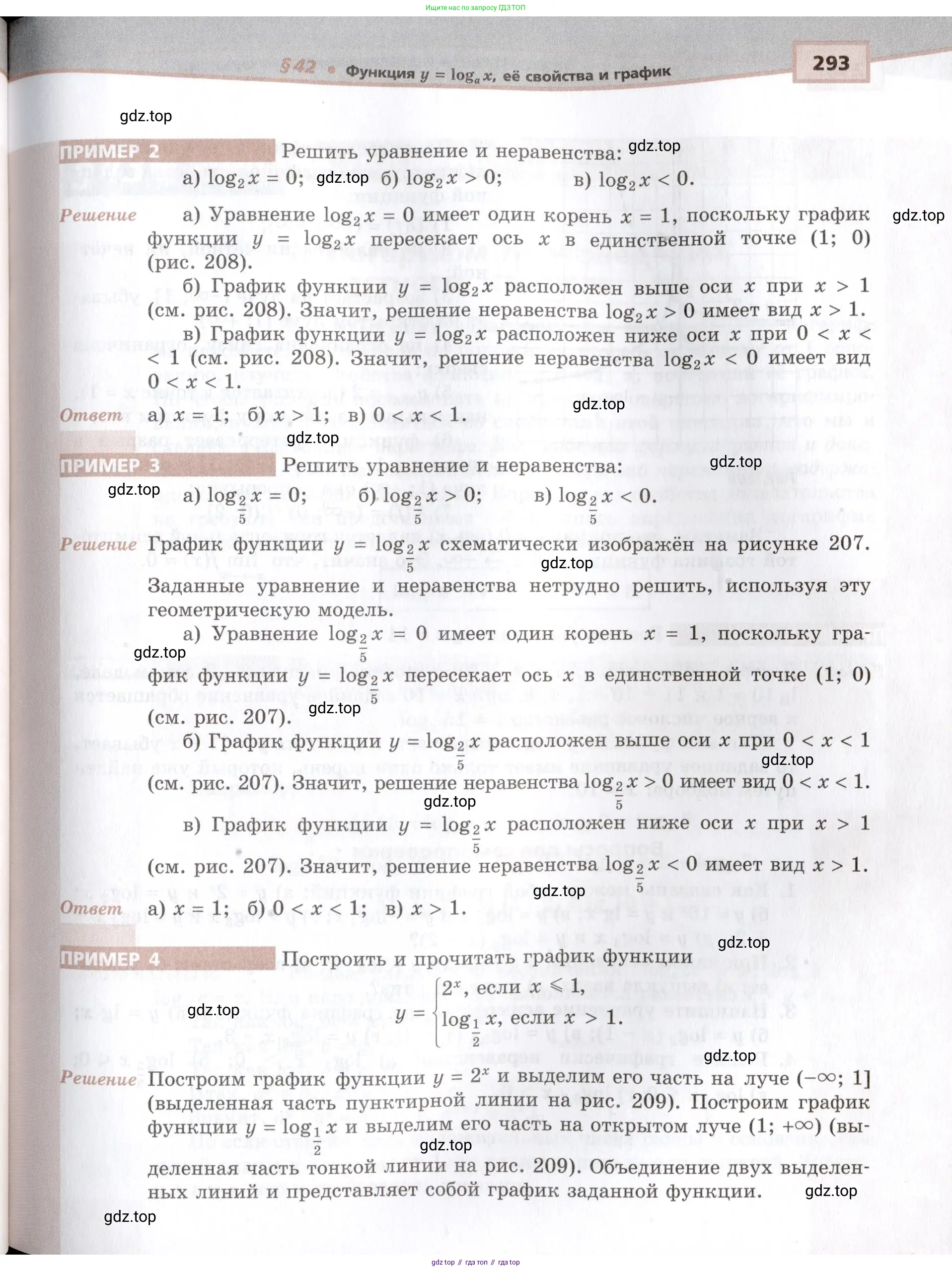 Алгебра, 10-11 класс Задачник, авторы: Мордкович Александр Григорьевич, Семенов Павел Владимирович, Денищева Лариса Олеговна, Корешкова Т А, Мишустина Татьяна Николаевна, Тульчинская Елена Ефимовна, издательство Мнемозина, Москва, 2019, страница 293