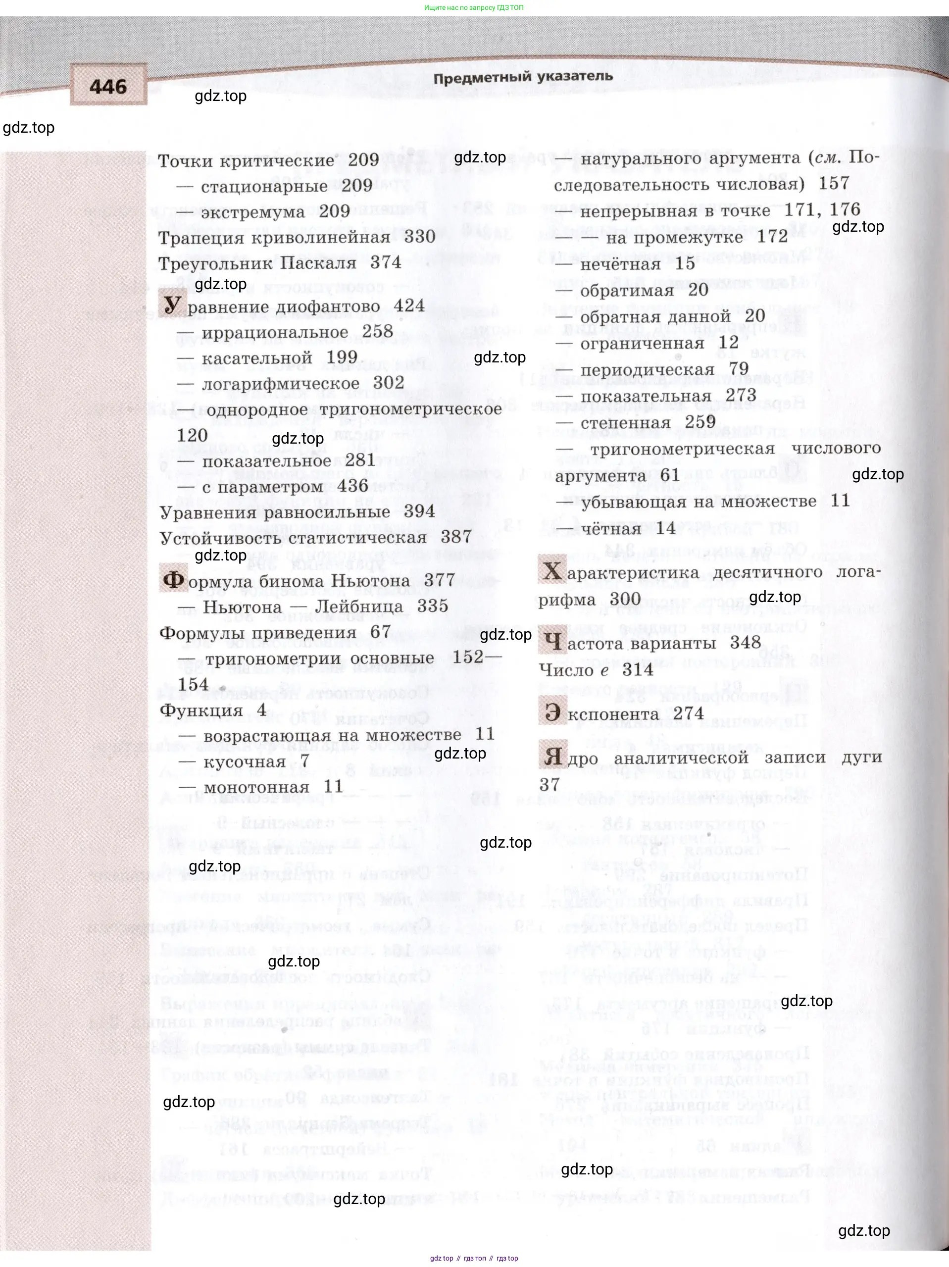 Алгебра, 10-11 класс Задачник, авторы: Мордкович Александр Григорьевич, Семенов Павел Владимирович, Денищева Лариса Олеговна, Корешкова Т А, Мишустина Татьяна Николаевна, Тульчинская Елена Ефимовна, издательство Мнемозина, Москва, 2019, страница 446