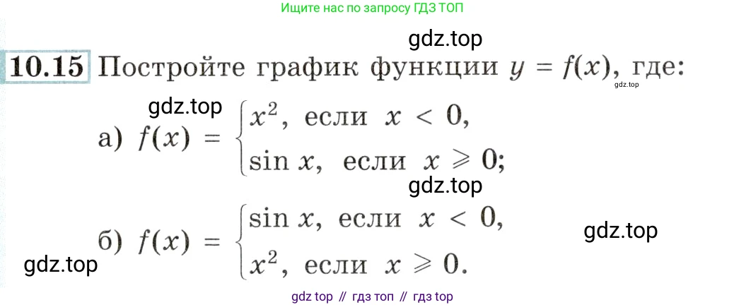 Алгебра, 10-11 класс Задачник, авторы: Мордкович Александр Григорьевич, Семенов Павел Владимирович, Денищева Лариса Олеговна, Корешкова Т А, Мишустина Татьяна Николаевна, Тульчинская Елена Ефимовна, издательство Мнемозина, Москва, 2019, Часть 2, страница 30, номер 10.15, Условие