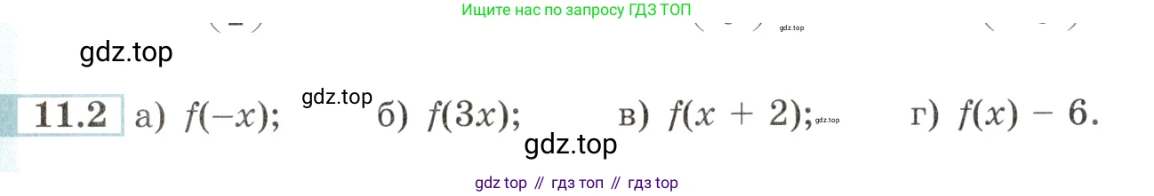 Алгебра, 10-11 класс Задачник, авторы: Мордкович Александр Григорьевич, Семенов Павел Владимирович, Денищева Лариса Олеговна, Корешкова Т А, Мишустина Татьяна Николаевна, Тульчинская Елена Ефимовна, издательство Мнемозина, Москва, 2019, Часть 2, страница 32, номер 11.2, Условие