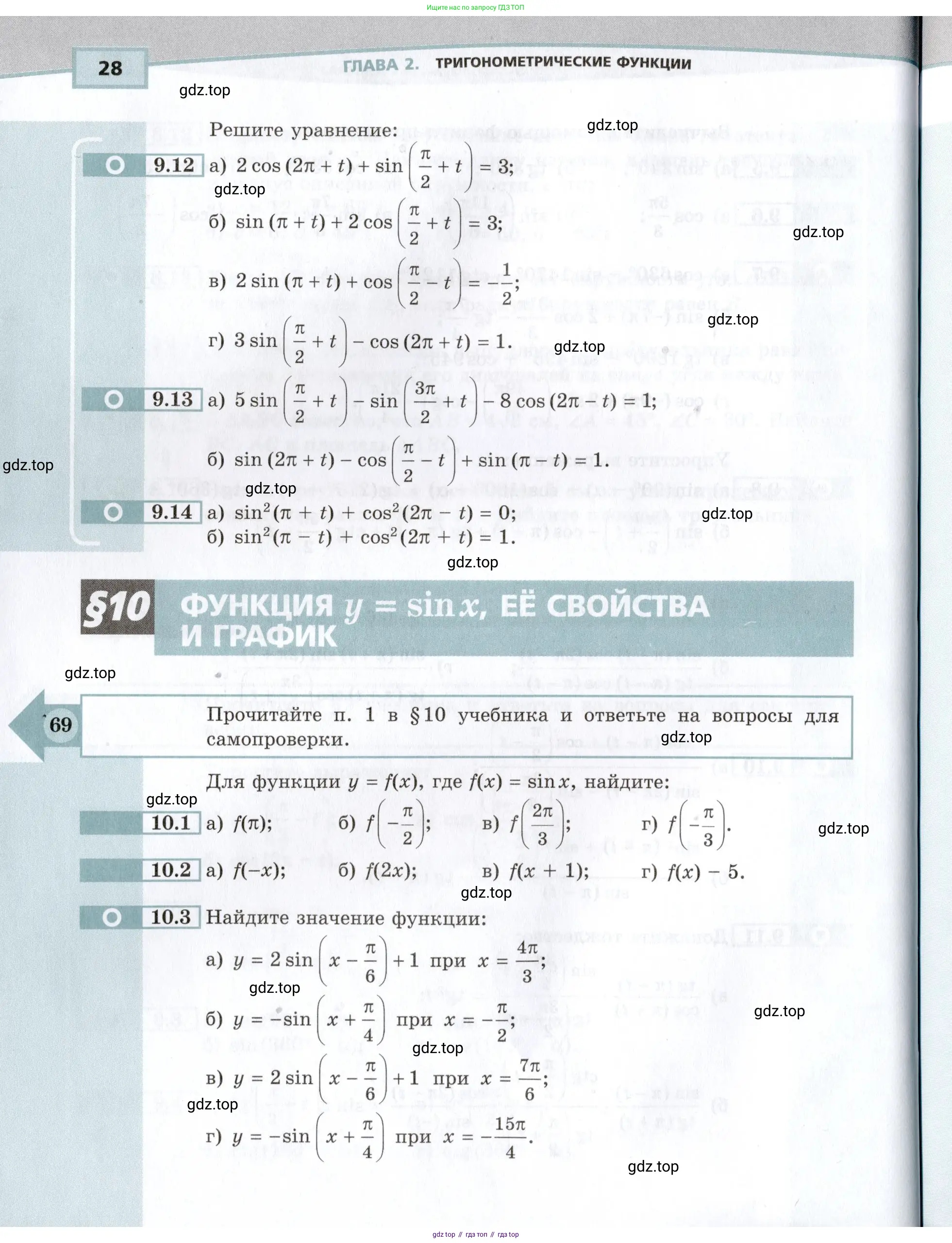 Алгебра, 10-11 класс Задачник, авторы: Мордкович Александр Григорьевич, Семенов Павел Владимирович, Денищева Лариса Олеговна, Корешкова Т А, Мишустина Татьяна Николаевна, Тульчинская Елена Ефимовна, издательство Мнемозина, Москва, 2019, Часть 2, страница 28