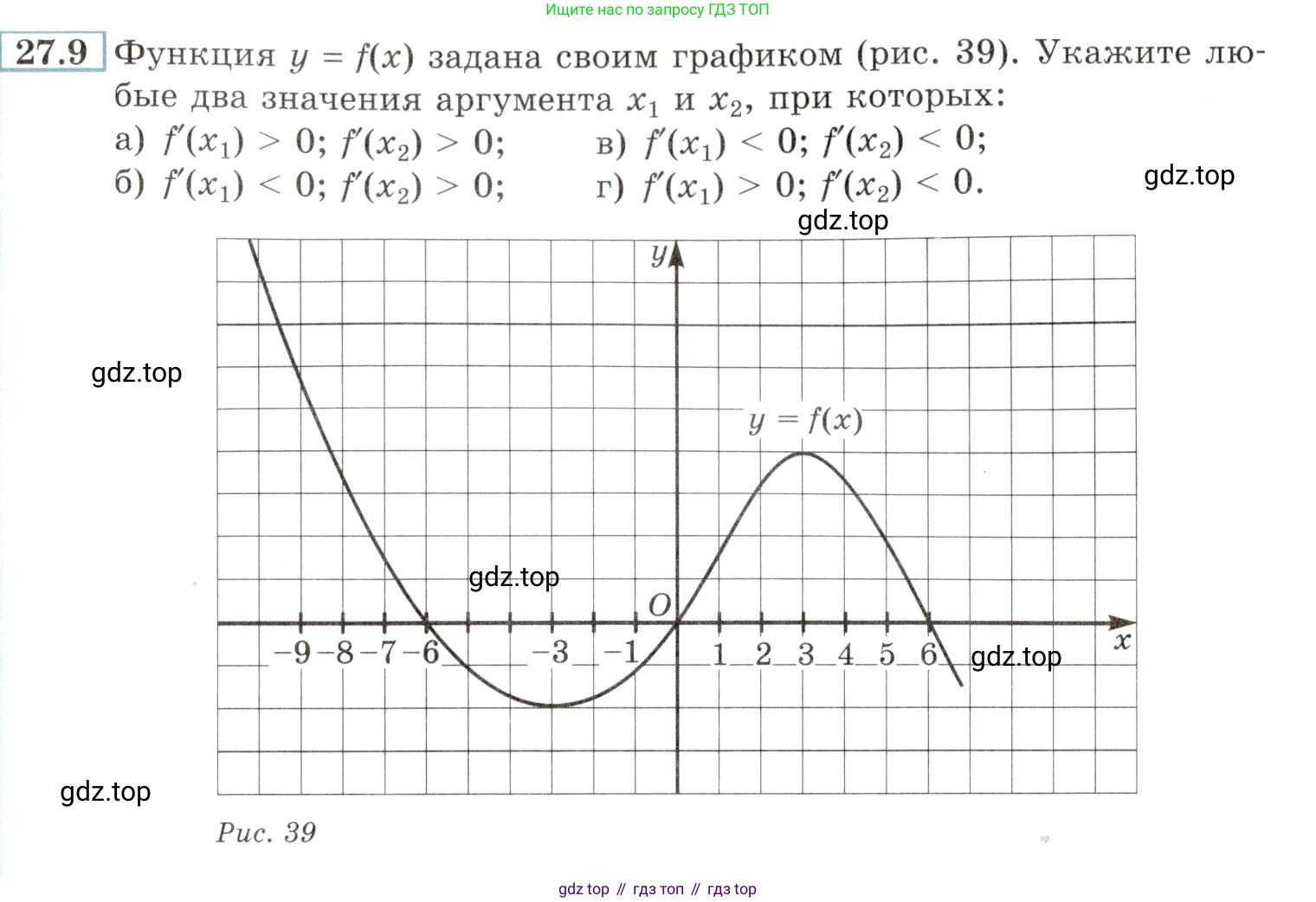 Алгебра, 10-11 класс Задачник, авторы: Мордкович Александр Григорьевич, Семенов Павел Владимирович, Денищева Лариса Олеговна, Корешкова Т А, Мишустина Татьяна Николаевна, Тульчинская Елена Ефимовна, издательство Мнемозина, Москва, 2019, Часть 2, страница 97, номер 27.9, Условие