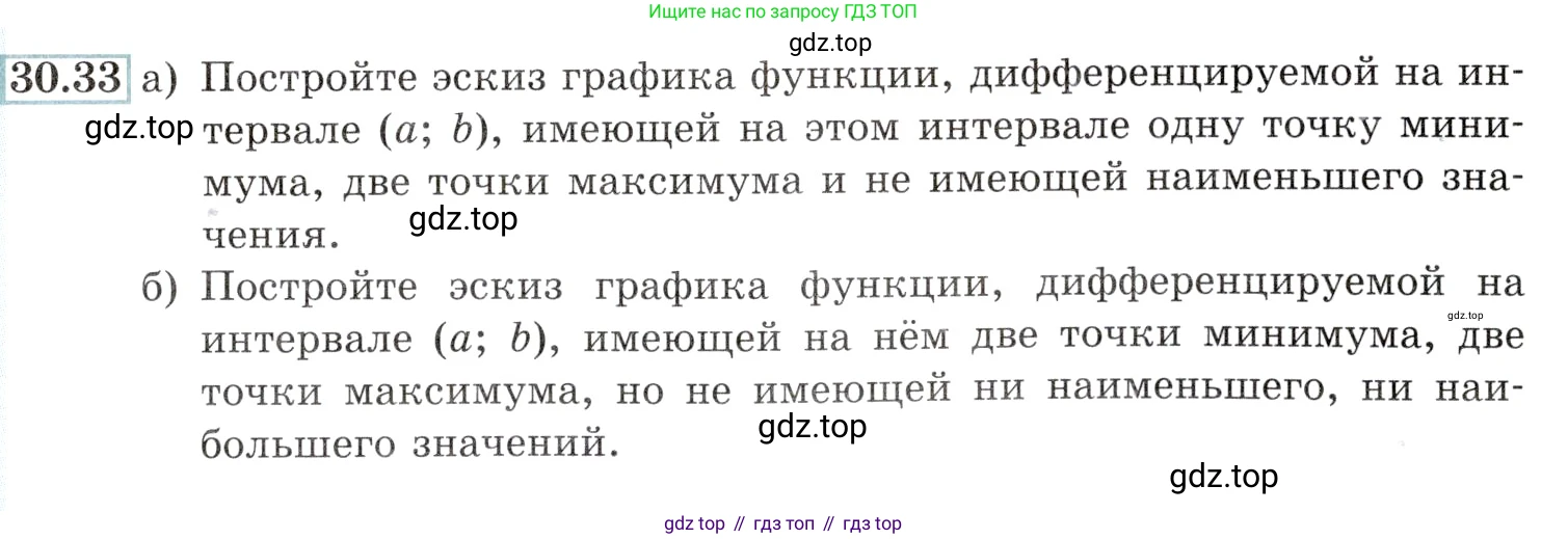 Алгебра, 10-11 класс Задачник, авторы: Мордкович Александр Григорьевич, Семенов Павел Владимирович, Денищева Лариса Олеговна, Корешкова Т А, Мишустина Татьяна Николаевна, Тульчинская Елена Ефимовна, издательство Мнемозина, Москва, 2019, Часть 2, страница 119, номер 30.33, Условие