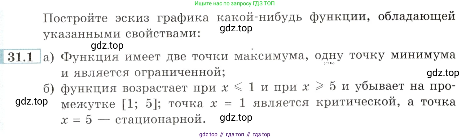 Алгебра, 10-11 класс Задачник, авторы: Мордкович Александр Григорьевич, Семенов Павел Владимирович, Денищева Лариса Олеговна, Корешкова Т А, Мишустина Татьяна Николаевна, Тульчинская Елена Ефимовна, издательство Мнемозина, Москва, 2019, Часть 2, страница 121, номер 31.1, Условие