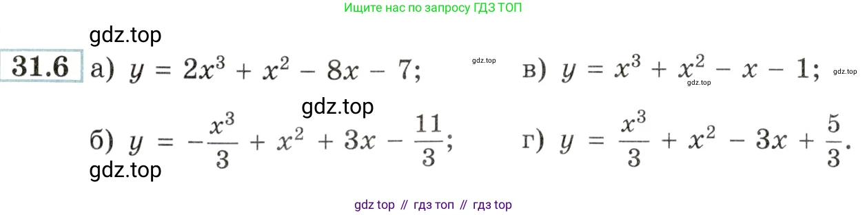 Алгебра, 10-11 класс Задачник, авторы: Мордкович Александр Григорьевич, Семенов Павел Владимирович, Денищева Лариса Олеговна, Корешкова Т А, Мишустина Татьяна Николаевна, Тульчинская Елена Ефимовна, издательство Мнемозина, Москва, 2019, Часть 2, страница 122, номер 31.6, Условие