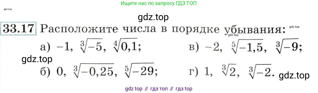 Алгебра, 10-11 класс Задачник, авторы: Мордкович Александр Григорьевич, Семенов Павел Владимирович, Денищева Лариса Олеговна, Корешкова Т А, Мишустина Татьяна Николаевна, Тульчинская Елена Ефимовна, издательство Мнемозина, Москва, 2019, Часть 2, страница 131, номер 33.17, Условие