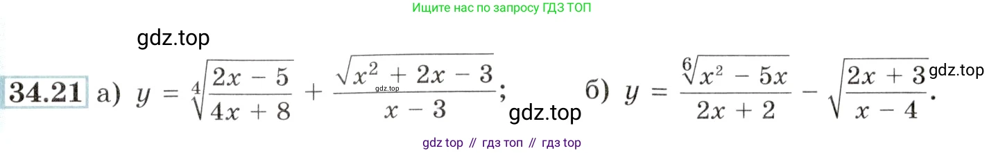 Алгебра, 10-11 класс Задачник, авторы: Мордкович Александр Григорьевич, Семенов Павел Владимирович, Денищева Лариса Олеговна, Корешкова Т А, Мишустина Татьяна Николаевна, Тульчинская Елена Ефимовна, издательство Мнемозина, Москва, 2019, Часть 2, страница 133, номер 34.21, Условие