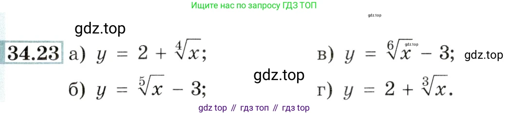 Алгебра, 10-11 класс Задачник, авторы: Мордкович Александр Григорьевич, Семенов Павел Владимирович, Денищева Лариса Олеговна, Корешкова Т А, Мишустина Татьяна Николаевна, Тульчинская Елена Ефимовна, издательство Мнемозина, Москва, 2019, Часть 2, страница 134, номер 34.23, Условие