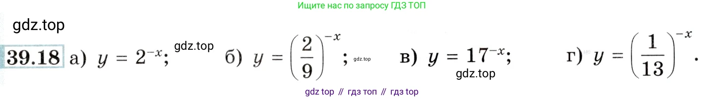 Алгебра, 10-11 класс Задачник, авторы: Мордкович Александр Григорьевич, Семенов Павел Владимирович, Денищева Лариса Олеговна, Корешкова Т А, Мишустина Татьяна Николаевна, Тульчинская Елена Ефимовна, издательство Мнемозина, Москва, 2019, Часть 2, страница 155, номер 39.18, Условие