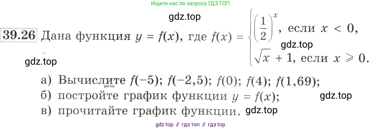 Алгебра, 10-11 класс Задачник, авторы: Мордкович Александр Григорьевич, Семенов Павел Владимирович, Денищева Лариса Олеговна, Корешкова Т А, Мишустина Татьяна Николаевна, Тульчинская Елена Ефимовна, издательство Мнемозина, Москва, 2019, Часть 2, страница 156, номер 39.26, Условие