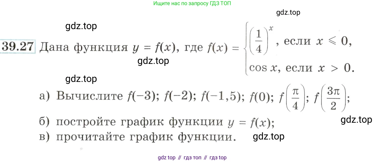 Алгебра, 10-11 класс Задачник, авторы: Мордкович Александр Григорьевич, Семенов Павел Владимирович, Денищева Лариса Олеговна, Корешкова Т А, Мишустина Татьяна Николаевна, Тульчинская Елена Ефимовна, издательство Мнемозина, Москва, 2019, Часть 2, страница 156, номер 39.27, Условие