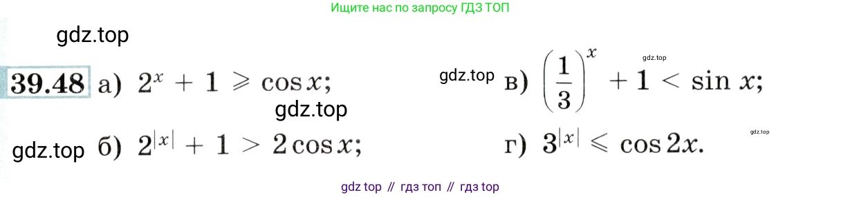 Алгебра, 10-11 класс Задачник, авторы: Мордкович Александр Григорьевич, Семенов Павел Владимирович, Денищева Лариса Олеговна, Корешкова Т А, Мишустина Татьяна Николаевна, Тульчинская Елена Ефимовна, издательство Мнемозина, Москва, 2019, Часть 2, страница 159, номер 39.48, Условие