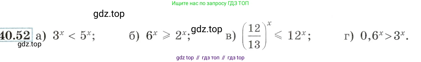 Алгебра, 10-11 класс Задачник, авторы: Мордкович Александр Григорьевич, Семенов Павел Владимирович, Денищева Лариса Олеговна, Корешкова Т А, Мишустина Татьяна Николаевна, Тульчинская Елена Ефимовна, издательство Мнемозина, Москва, 2019, Часть 2, страница 166, номер 40.52, Условие