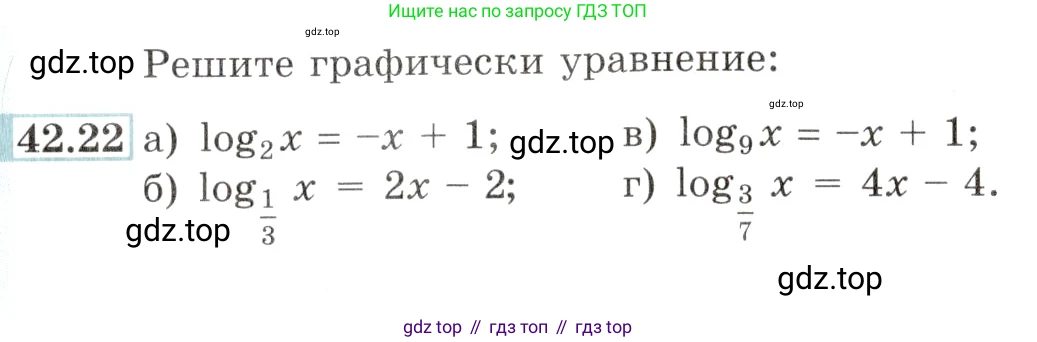Алгебра, 10-11 класс Задачник, авторы: Мордкович Александр Григорьевич, Семенов Павел Владимирович, Денищева Лариса Олеговна, Корешкова Т А, Мишустина Татьяна Николаевна, Тульчинская Елена Ефимовна, издательство Мнемозина, Москва, 2019, Часть 2, страница 173, номер 42.22, Условие