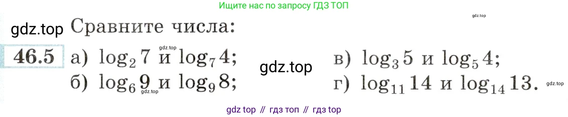 Алгебра, 10-11 класс Задачник, авторы: Мордкович Александр Григорьевич, Семенов Павел Владимирович, Денищева Лариса Олеговна, Корешкова Т А, Мишустина Татьяна Николаевна, Тульчинская Елена Ефимовна, издательство Мнемозина, Москва, 2019, Часть 2, страница 186, номер 46.5, Условие