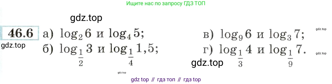 Алгебра, 10-11 класс Задачник, авторы: Мордкович Александр Григорьевич, Семенов Павел Владимирович, Денищева Лариса Олеговна, Корешкова Т А, Мишустина Татьяна Николаевна, Тульчинская Елена Ефимовна, издательство Мнемозина, Москва, 2019, Часть 2, страница 186, номер 46.6, Условие