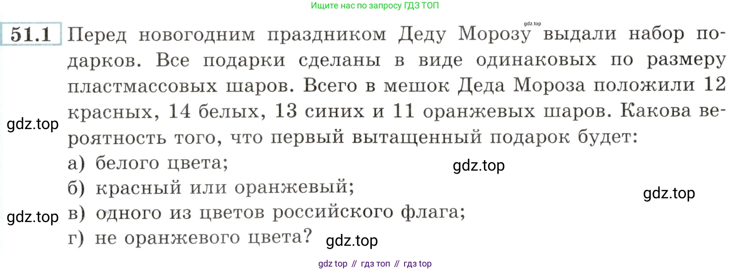 Алгебра, 10-11 класс Задачник, авторы: Мордкович Александр Григорьевич, Семенов Павел Владимирович, Денищева Лариса Олеговна, Корешкова Т А, Мишустина Татьяна Николаевна, Тульчинская Елена Ефимовна, издательство Мнемозина, Москва, 2019, Часть 2, страница 205, номер 51.1, Условие
