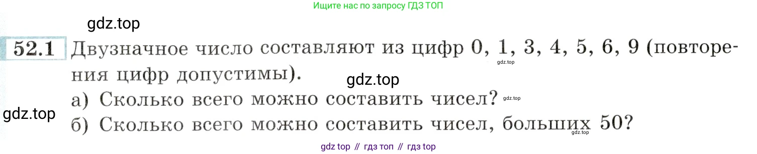 Алгебра, 10-11 класс Задачник, авторы: Мордкович Александр Григорьевич, Семенов Павел Владимирович, Денищева Лариса Олеговна, Корешкова Т А, Мишустина Татьяна Николаевна, Тульчинская Елена Ефимовна, издательство Мнемозина, Москва, 2019, Часть 2, страница 207, номер 52.1, Условие