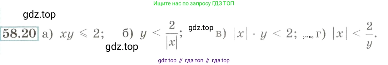 Алгебра, 10-11 класс Задачник, авторы: Мордкович Александр Григорьевич, Семенов Павел Владимирович, Денищева Лариса Олеговна, Корешкова Т А, Мишустина Татьяна Николаевна, Тульчинская Елена Ефимовна, издательство Мнемозина, Москва, 2019, Часть 2, страница 228, номер 58.20, Условие