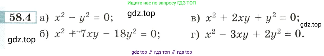 Алгебра, 10-11 класс Задачник, авторы: Мордкович Александр Григорьевич, Семенов Павел Владимирович, Денищева Лариса Олеговна, Корешкова Т А, Мишустина Татьяна Николаевна, Тульчинская Елена Ефимовна, издательство Мнемозина, Москва, 2019, Часть 2, страница 227, номер 58.4, Условие