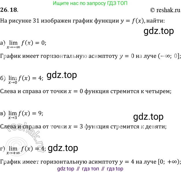 Алгебра, 10-11 класс Задачник, авторы: Мордкович Александр Григорьевич, Семенов Павел Владимирович, Денищева Лариса Олеговна, Корешкова Т А, Мишустина Татьяна Николаевна, Тульчинская Елена Ефимовна, издательство Мнемозина, Москва, 2019, Часть 2, страница 92, номер 26.18, Решение 2