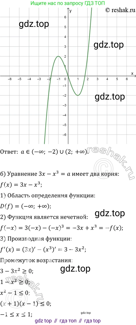 Алгебра, 10-11 класс Задачник, авторы: Мордкович Александр Григорьевич, Семенов Павел Владимирович, Денищева Лариса Олеговна, Корешкова Т А, Мишустина Татьяна Николаевна, Тульчинская Елена Ефимовна, издательство Мнемозина, Москва, 2019, Часть 2, страница 123, номер 31.15, Решение 2 (продолжение 2)