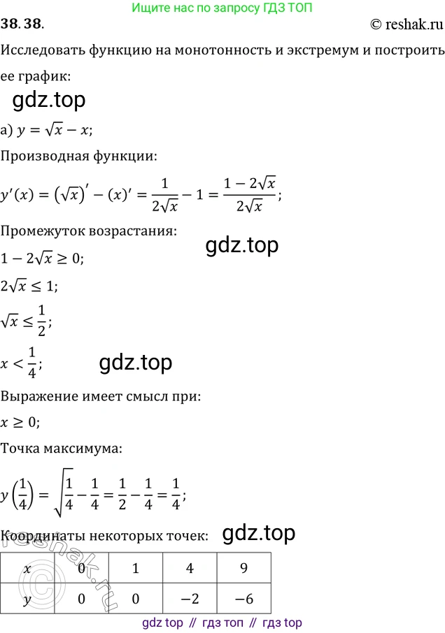 Алгебра, 10-11 класс Задачник, авторы: Мордкович Александр Григорьевич, Семенов Павел Владимирович, Денищева Лариса Олеговна, Корешкова Т А, Мишустина Татьяна Николаевна, Тульчинская Елена Ефимовна, издательство Мнемозина, Москва, 2019, Часть 2, страница 152, номер 38.38, Решение 2
