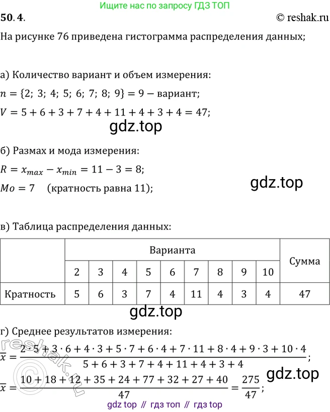 Алгебра, 10-11 класс Задачник, авторы: Мордкович Александр Григорьевич, Семенов Павел Владимирович, Денищева Лариса Олеговна, Корешкова Т А, Мишустина Татьяна Николаевна, Тульчинская Елена Ефимовна, издательство Мнемозина, Москва, 2019, Часть 2, страница 202, номер 50.4, Решение 2