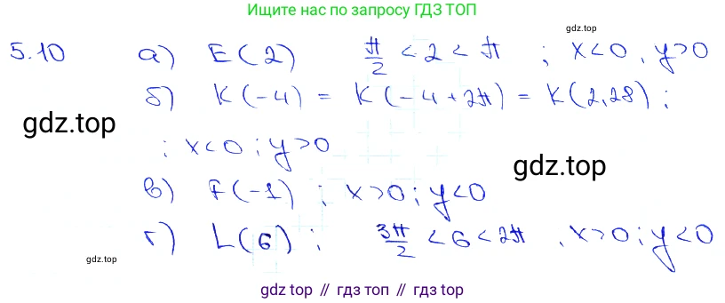 Алгебра, 10-11 класс Задачник, авторы: Мордкович Александр Григорьевич, Семенов Павел Владимирович, Денищева Лариса Олеговна, Корешкова Т А, Мишустина Татьяна Николаевна, Тульчинская Елена Ефимовна, издательство Мнемозина, Москва, 2019, Часть 2, страница 15, номер 5.10, Решение 3