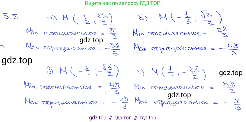 Алгебра, 10-11 класс Задачник, авторы: Мордкович Александр Григорьевич, Семенов Павел Владимирович, Денищева Лариса Олеговна, Корешкова Т А, Мишустина Татьяна Николаевна, Тульчинская Елена Ефимовна, издательство Мнемозина, Москва, 2019, Часть 2, страница 14, номер 5.5, Решение 3