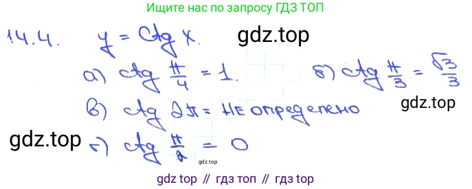 Алгебра, 10-11 класс Задачник, авторы: Мордкович Александр Григорьевич, Семенов Павел Владимирович, Денищева Лариса Олеговна, Корешкова Т А, Мишустина Татьяна Николаевна, Тульчинская Елена Ефимовна, издательство Мнемозина, Москва, 2019, Часть 2, страница 41, номер 14.4, Решение 3