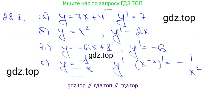 Алгебра, 10-11 класс Задачник, авторы: Мордкович Александр Григорьевич, Семенов Павел Владимирович, Денищева Лариса Олеговна, Корешкова Т А, Мишустина Татьяна Николаевна, Тульчинская Елена Ефимовна, издательство Мнемозина, Москва, 2019, Часть 2, страница 98, номер 28.1, Решение 3